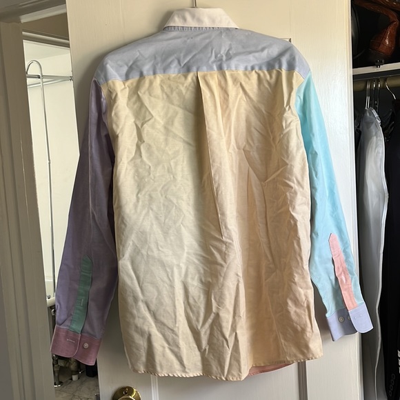 Brooks Brothers color blocked button down - Picture 2 of 3